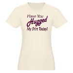 Have You Hugged My Organic Women's Fitted T-Shirt