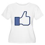 I Like This Women's Plus Size Scoop Neck T-Shirt