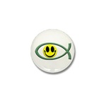 Jesus Is My Happiness Mini Button