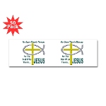 Jesus Therapy Sticker (Bumper 50 pk)