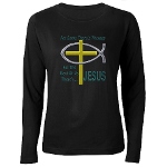 Jesus Therapy Women's Long Sleeve Dark T-Shirt