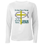 Jesus Therapy Women's Long Sleeve T-Shirt