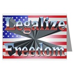 Legalize Freedom Package of 6 Greeting Cards 