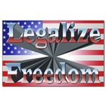 Legalize Freedom Mini Poster Print