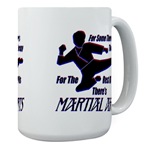 Martial Arts Therapy Large Coffee Cup 