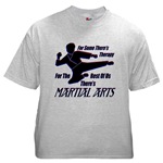 Martial Arts Therapy Ash Grey T-Shirt