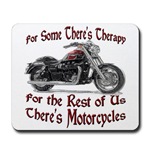 Motorcycle Therapy Mousepad