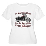 Motorcycle Therapy Women's Plus Size Scoop Neck T-