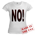 No, Nein, Non, Nyet, Nope Jr. Baby Doll T-Shirt