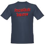 Procrastinate Tomorrow Organic Men's T-Shirt (dark