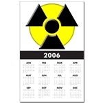 3D Radioactive Symbol Calendar Print