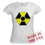 3D Radioactive Symbol Jr. Baby Doll T-Shirt