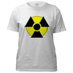 3D Radioactive Symbol Women's T-Shirt