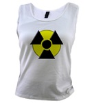 3D Radioactive Symbol Women's Tank Top