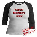 Repeal Newton's Laws Jr. Raglan
