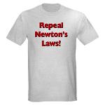 Repeal Newton's Laws Light T-Shirt