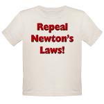 Repeal Newton's Laws Organic Toddler T-Shirt