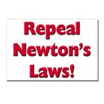 Repeal Newton's Laws Postcards (Package of 8)