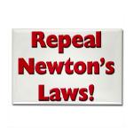 Repeal Newton's Laws Rectangle Magnet