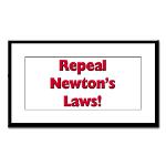 Repeal Newton's Laws Small Framed Print