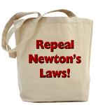 Repeal Newton's Laws Tote Bag