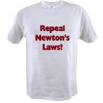 Repeal Newton's Laws Value T-shirt