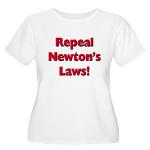 Repeal Newton's Laws Women's Plus Size Scoop Neck