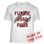 Future Road Pizza Fitted T-Shirt