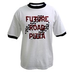 Future Road Pizza Ringer T