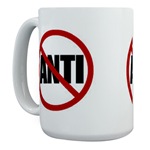 Anti-Anti Large Coffee Mug