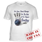 Bowling Therapy Fitted T-Shirt