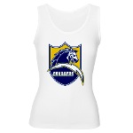Chargers Bolt Shield Women's Tank Top