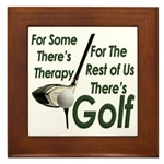 Golf Therapy Framed Tile