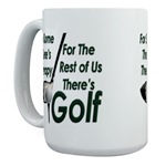 Golf Therapy Large Coffee Mug
