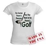 Golf Therapy Jr. Baby Doll T-Shirt