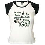 Golf Therapy Women's Cap Sleeve T-Shirt