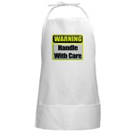 Handle With Care Warning  BBQ Apron