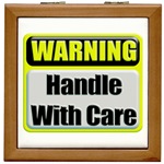 Handle With Care Warning  Tile Box