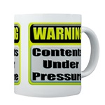 Contents Under Pressure Coffee Mug       
