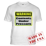 Contents Under Pressure Fitted T-Shirt