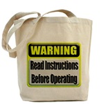 Read Instructions First  Tote Bag