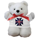 British Biker Cross Teddy Bear