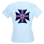 British Biker Cross Women's Light T-Shirt
